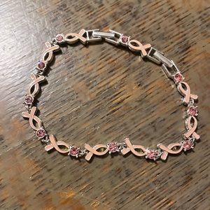 Avon Breast Cancer bracelet.
